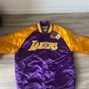 Mitchell Ness hardwood Laker satin jacket